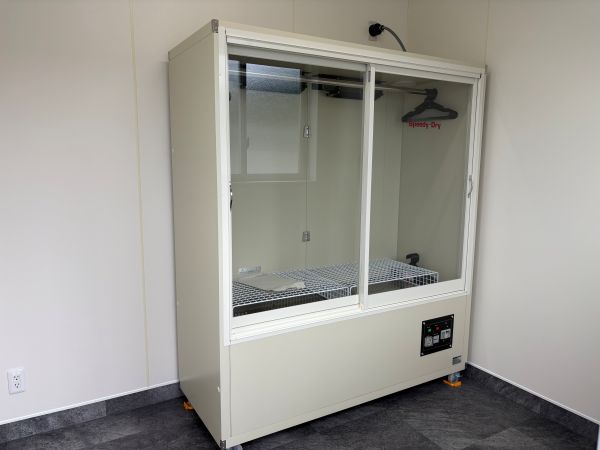 雨合羽　業務用乾燥機